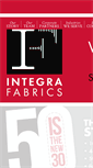 Mobile Screenshot of integrafabrics.com